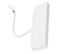 Angoily Boîte de Jonction à 10 Trous en Plastique Solide Boîtier Étanche pour Éclairage LED D’Armoire Connexion sans Soudure Résistance aux Chocs Installation Électrique Sécurisée