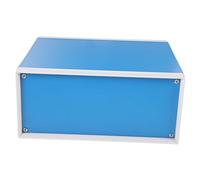 Angoily Boîte de Jonction Électronique en Métal Facile à Installer Serrage par Vis, 4 Pieds de Boîte, pour Stations de Métro et Aéroports