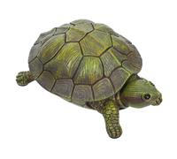 Angoily Boîte de Rangement Clé Tortue Réaliste pour Extérieur Cache-clé Discret et Sécurisé Statue Fausse Pierre pour Bijoux et Petits Objets