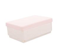 Angoily Boîte de Rangement Multifonction avec Couvercle Plastique Petit Bac pour Cosmétiques Bureau et Objets Divers Organiseur de Bureau Compact et Pratique Couleur Couleur