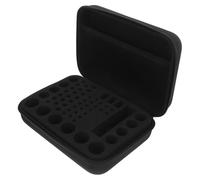 Angoily Boîte de Rangement Portable pour Piles AA et AAA, Petit Boîtier Compartimenté en Plastique Rigide Transparent, Organiseur Pratique pour Stockage Sécurisé la Maison Voyage