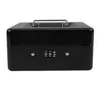 Angoily Boîte De Rangement Sécurisée Avec Cadenas à Code Organisateur De Liquidités Métal Portable Coffre De Pour Documents Et Valeurs Petit Modèle Pour Maison Et Bureau