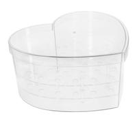 Angoily Boîte Décorative en Acrylique Transparente de Cœur Grosse Taille 33 Compartiments Boîte à Fleurs pour Arrangement Floral Jardinière Stable pour Décorations Mariage
