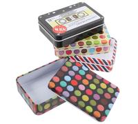 Angoily Boîte En Métal Rectangulaire Multifonction Pour Rangement Cartes Et Bijoux, 4 Pièces, Couleur Variée, Portable Et Légère, Pour Voyage, Présents Et Usage Quotidien