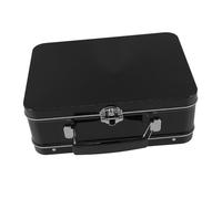 Angoily Boîte Lunch Vintage Métal avec Verrou et Couvercle Charnière Boîte à Goûter Portable pour École Travail Pique- et Randonnée Conteneur Alimentaire Tôle pour Adultes et Garçon Fille