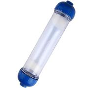 Angoily Boîtier de Filtre à Eau Domestique Transparent, en Plastique Alimentaire Épais, 1 Pièce, Compatible DIY Remplissage, Anti-fuite, pour Filtration de Sédiments et Eau Claire