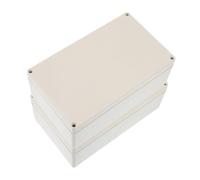 Angoily Boîtier Électrique Extérieur Résistant Aux Intempéries 2 Pièces Boîte De Jonction En Plastique Boîtier De Projet Électrique Extérieur Couvercle De Cordon Pour Lextérieur