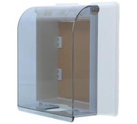 Angoily Boîtier Étanche pour Prise Type 86 avec Verrou Codé, Plastique,