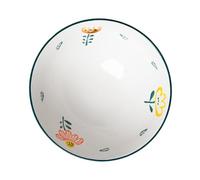 Angoily Bol Céramique Anti-dérapant pour Ramen Salade et Soupe Bol Polyvalent pour Maison et Restaurant Facile à Nettoyer avec Base Épaisse Stable