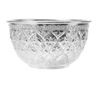 Angoily Bol de Massage en Étain Sculpté pour Spa et Hydratation Bol de Rangement pour Huiles Essentielles pour Masque Matériau Sûr Design Traditionnel Thaïlandais Usage Salon et Bien-