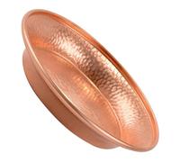 Angoily Bol Décoratif Tibétain en Cuivre Massif Petit Format, Coupe Sacrée pour Offrandes Bouddhistes, Bol D'offrande Bouddha Compact pour Autel et Décoration Intérieure