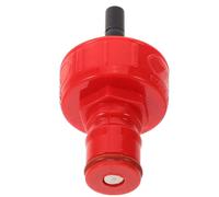 Angoily Bouchon Adaptateur de Carbonatation en Plastique Rouge pour Bouteilles Pet, Kit de Carbonatation pour Brassage Amateur, Robinet à Bouchon pour Gazéification de Boissons Maison