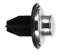 Angoily Bouchon D'évier Cuisine en Acier Inoxydable, Crépine Métallique Anti-débris, Protection pour Broyeur à Déchets, Adaptable aux Canalisations, Accessoire Ustensile la Cuisine Inox