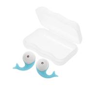 Angoily Bouchons D’oreille en Silicone Baleine, Antibruit, Bleu | Réutilisables, Design Étanche, Nano-silicone et Pp, Voyage et Surf, Format Confortable