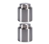 Angoily Bouchons de Vin Scelleuse de Bouteilles en Acier Inoxydable Argenté, Lot de 2 Pièces Facile à Utiliser pour Préserver le Vin
