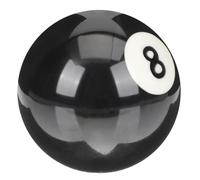 Angoily Boule de Billard N°8 Noire en Résine Résistante pour Entraînement Domestique Grosse Boule de Billard Pratique Américain Fournitures pour Salle de Loisirs