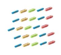 Angoily Bouteille à Messages Transparente 99 Colorées Papiers Vierges pour Vœux Kit Présent Saint-Valentin Décoration Intérieure Originale et Message Pilule D’Amour