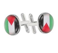 Angoily Boutons de Manchette Palestiniens en Alliage Solide pour Chemises Homme, Accessoire Classique pour Réunions Professionnelles et Événements Formels