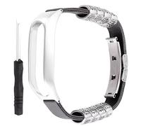 Angoily Bracelet de Montre à Noir Argenté Bracelet de Remplacement Élégant Compatible Touch Durable