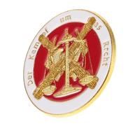 Angoily Broche Balance Justice en Métal Élégant, Épinglette Commémorative pour Avocats et Passionnés de Droit Lors D'événements et Célébrations