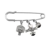 Angoily Broche Basket Métal Solide Épingle de Sûreté Robuste pour Femme Mode Accessoire Vêtements Paquet Quotidien Original Taille Unique