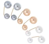 Angoily Broche de Perle Simulée Mode 6pcs en Alliage Épingles de Sûreté Décoratives Pratiques pour Châles et Jupes Femmes Fêtes Mariages Couleur Mixte Couleur Aléatoire Plusieurs styles