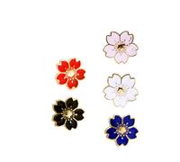 Angoily Broche Fleur de Cerisier Épingle à Poitrine pour Vêtements, Style Japonisme Créatif et Chic, Décoration Vestimentaire pour Chapeaux et Foulards, Idéal Cadeau pour Amis et Famille