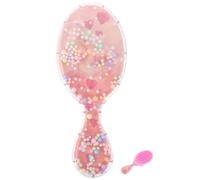 Angoily Brosse à Cheveux pour Garçon et Filles Transparente Ovale Poils Doux Anti-Nœuds Brosse Massage Cuir Chevelu Légère et Portable pour Maison et Voyage Accessoire Coiffure Fille