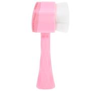 Angoily Brosse Faciale Manuelle Double-face en Plastique Léger pour Peau Sensible Nettoyage Visage Corps Portable Usage Quotidien Couleur Aléatoire