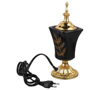 Angoily Brûleur Électrique Céramique Vintage Portable pour Bureau et Intérieur Design Stable et Léger Décoration Parfumée Élégante Adapté Au Voltage