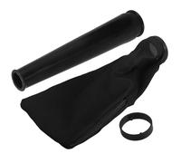 Angoily Buse Longue Noire en Caoutchouc pour Souffleur et Compresseur D'air, Accessoire Léger Facile à Installer, pour Usage Extérieur et Voyage