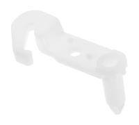 Angoily Butée de Porte Réfrigérateur en Plastique Blanc, Loquet de Charnière Compatible avec Appareil Ménager, Cale-Porte Résistant pour Porte de Congélateur, Accessoire de Fixation,
