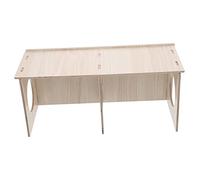 Angoily Cabane Bois pour Hamster et Cochon Cachette Multifonctionnelle pour Rongeurs Maison à Ronger pour Entraînement et Divertissement des Petits Animaux