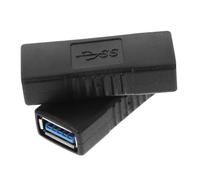 Angoily Câble Adaptateur USB 2X Connecteurs Femelles vers Femelles Plaqués Or Charge Rapide Et Transfert De Données