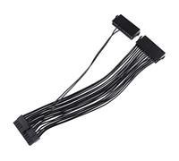Angoily Câble Alimentation Secondaire Broches Cordon Alimentation pour Connecter Deux Sources Compatible Carte Mère Composants Haute Consommation