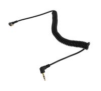 Angoily Câble Audio Jack Stéréo à Double Angle Droit Câble Spiralé Extensible pour Smartphones et Autoradios Stable et Compatibilité