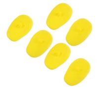 Angoily Cache-oreilles en Silicone pour Coiffure 6 Pcs, Protège-oreilles Réutilisables en Gel de Silice, pour Salon de Beauté et Usage Personnel