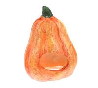 Angoily Cachette Aquarium Forme de Citrouille Résistante pour Poissons et Crevettes Abri Décoratif pour Réservoirs Fourniture Aquarium Ornamental