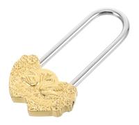 Angoily Cadenas à Clé Vintage en Métal Motif Cygne Doré Petit Cadenas Décoratif pour Mariage et Voyage pour Amoureux Serrure Compacte pour Anniversaires et Cérémonies