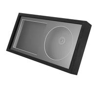 Angoily Cadre d'Exposition Creux 3D pour CD et Vinyles Support Mural Bureau Noir Cadre pour Disque Vinyle Pochettes Encadrées Rangement Compact pour Collection Musicale