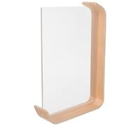 Angoily Cadre Photo en Acrylique Double Face 21x14 Cm avec Présentoir en Bois Support Photo sur Pied Flottant L pour Décoration Intérieur et Souvenirs de Mariage