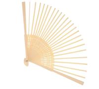 Angoily Cadre Soi-même pour Éventail Pliant en Bois Naturel, Ossature Légère et Robuste, Accessoire DIY pour Mariage et Décoration, Matériel D’Artisanat Traditionnel Japonerie, Structure
