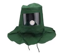 Angoily Cagoule De Sablage Écran Facial Protecteur Anti-poussière en Acrylique pour Protection Respirante Lors De Travaux Abrasifs Et Peinture en Aérosol