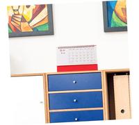 Angoily Calendrier de Bureau Chinois Spirale Calendrier Décoratif Petit de Table pour Usage Familial et Professionnel Style Traditionnel Chinois