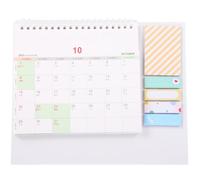 Angoily Calendrier de Bureau Petit Calendrier Réutilisable Papier Épais Support de Bureau Stable pour Organisation Quotidienne et Décoration Moderne