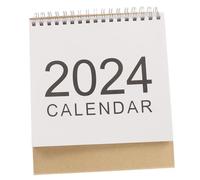 Angoily Calendrier de Bureau Style Simple sans Marque Calendrier Décoratif Stable pour Bureau Planificateur pour Étudiants et