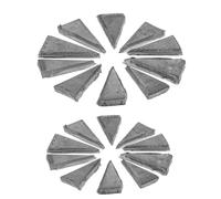 Angoily Cales Triangulaires pour Manche de Marteau et Hache en Fer Lot 20 Pièces Accessoire de Fixation Robuste Outil de Réparation Manuel pour Renfort Poignée Compatible Outils à