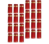 Angoily Capsules pour Sceller et Protéger Vos Bouteilles de Vin Rouges Thermorétractables 50 en Pvc Légères et Résistantes, Diamètre 30 Mm pour Bouteilles de Vin