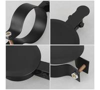 Angoily Capuchon Anti-Pluie Étanche 50 MM pour Tuyau D’Échappement Protection pour Générateur Diesel Chapeau de Conduit de Fumée Robuste pour Tracteurs et Équipements Extérieurs