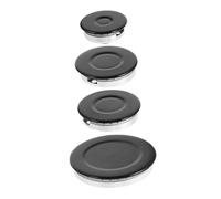 Angoily Capuchon De Brûleur Gaz Aluminium Et Fer Diffuseur De Chaleur Concave Chapeau Couronne Pour Réchaud à Gaz Kit Accessoires Robuste Pour Cuisinière